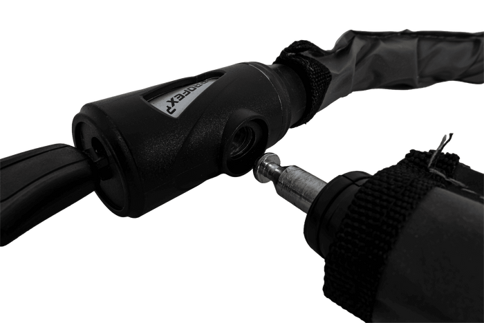 „PROFEX Reflex“ plieninė šarvuota dviračio spyna, 70 cm ilgio