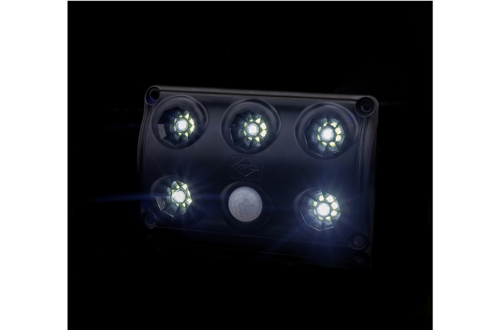 HORPOL LWD2156/CZ LED 900lm juodas automobilio salono žibintas su judesio jutikliu