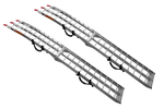 UNITRAILER ALR002 sulankstomos rampos, aliuminio rampos priekaboms, 221 cm, 680 kg, su diržu, 2 vnt. komplektas