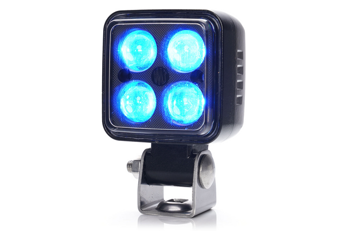 WAŚ 2243 W267 LED saugos žibintas, mėlynas įspėjamasis žibintas