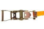 Keturių UNITRAILER 6 m / 25 mm / 1 t oranžinių transportavimo diržų su įtempikliais rinkinys