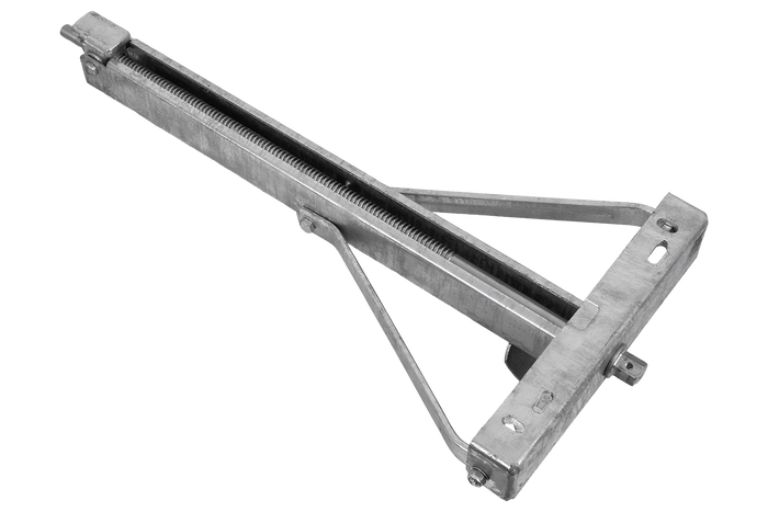 KNOTT 6X1197.007 ištraukiamas kampinis stabilizatorius priekabai 1100kg 498mm