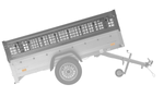 Tinkliniai šonai Unitrailer GARDEN TRAILER 230 KIPP