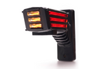 WAŚ 2550L W297.3.1 SPOT LED kairysis gabaritinis žibintas ant trumpos kojelės