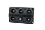 HORPOL LWD2157/CZ LED 900lm juodas automobilio salono žibintas su jungikliu ir raudonu diodu