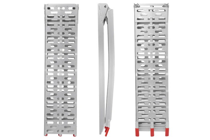 „ProPlus 390096“ sulankstomos aliuminio rampos priekaboms 220 cm 680 kg, 2 vnt. rinkinys