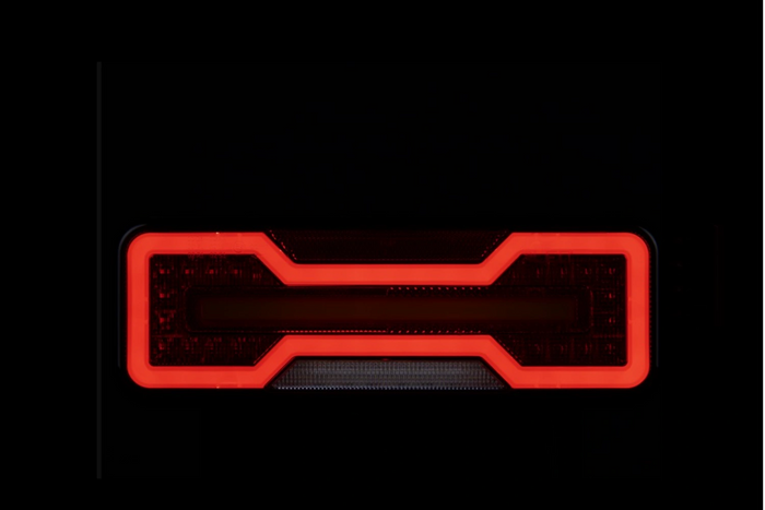 „TruckLED L1871+L1872“ LED NEON DYNAMIC galiniai žibintai, 0,35 m laidas, 6 funkcijos, kairė+dešinė